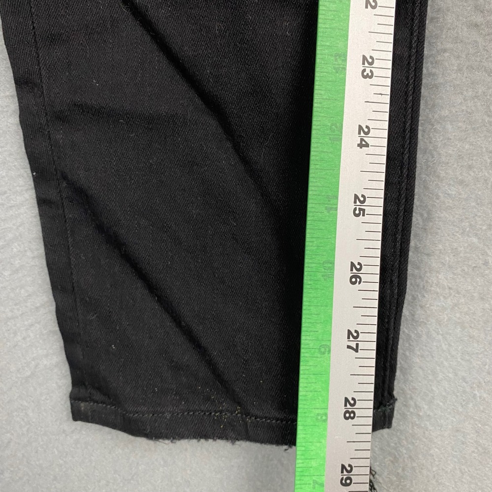 American Eagle Dream Stretch Distressed Destroyed Black Jegging Womens 18 NEW - Picture 15 of 16
